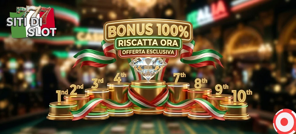 Le migliori promozioni e bonus dei top 10 siti di slot italiani.